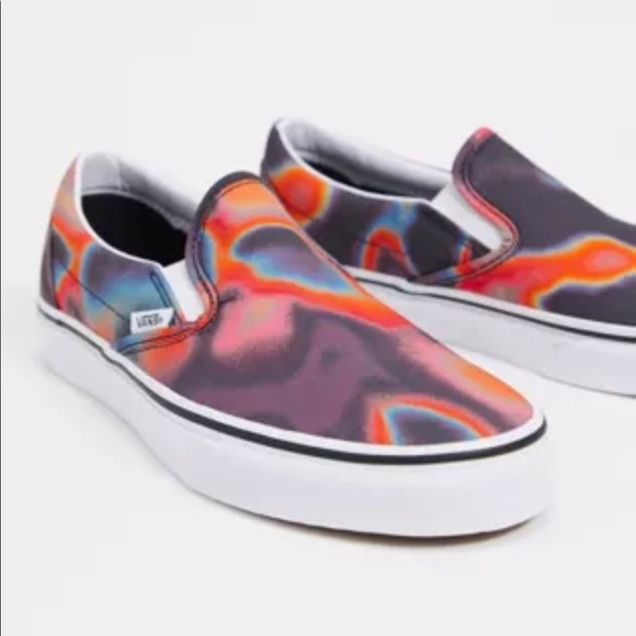 Vans Shoes - NWOT VANS a dark aura multi slip ons